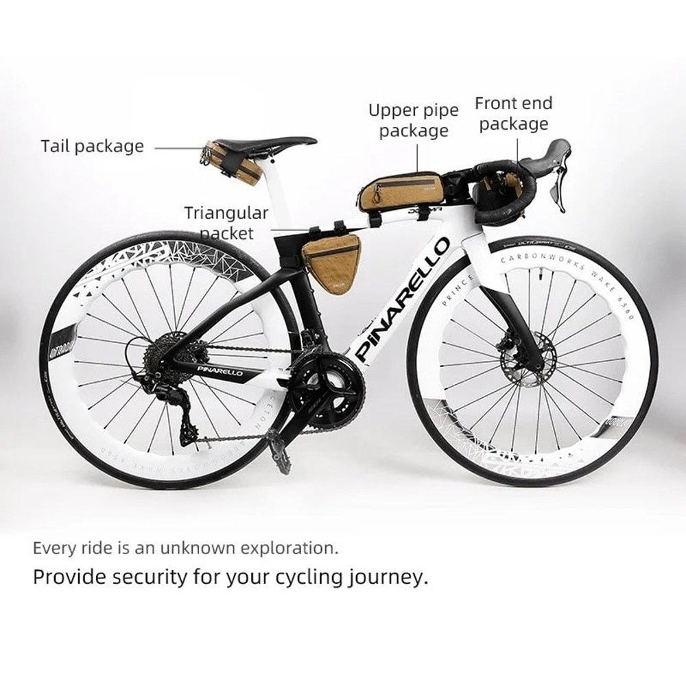 Lightweight Bicycle Top Tube Bag For Frame Storage 5