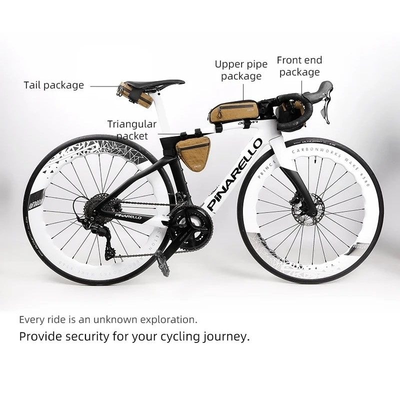 Lightweight Bicycle Top Tube Bag For Frame Storage 5