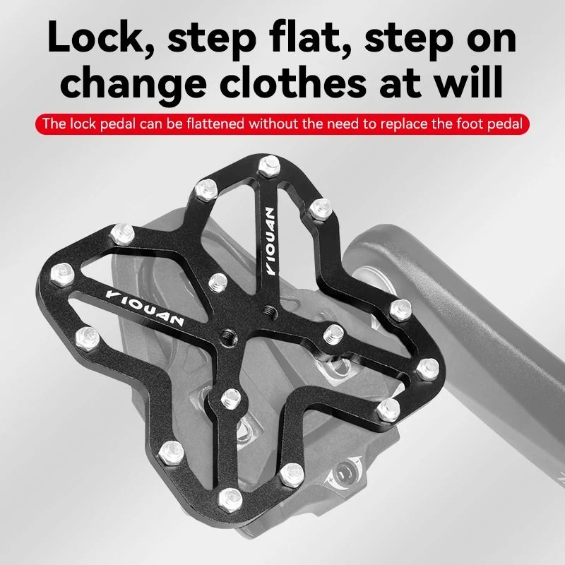 Bicycle Pedal Lock To Flat Conversion Plates For Road And Mountain Bikes 1