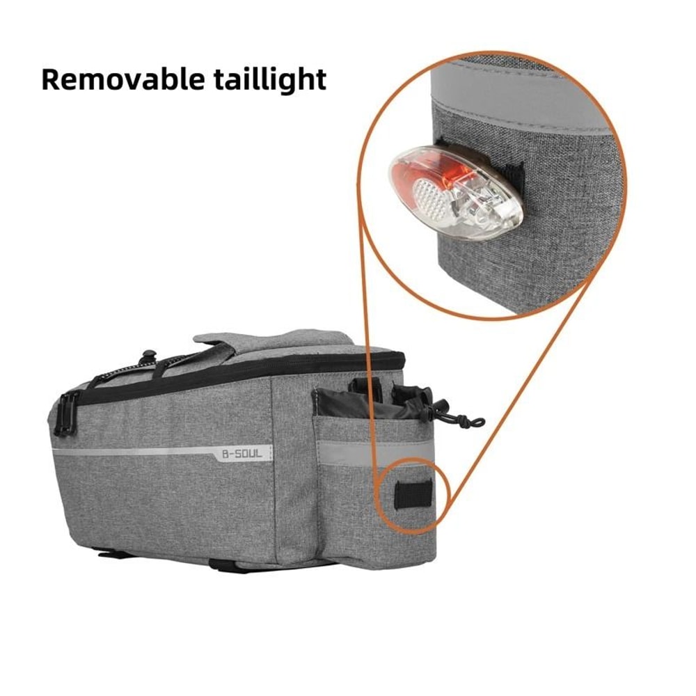 Large Capacity Waterproof Bicycle Rear Seat Pannier Bag For Travel 1