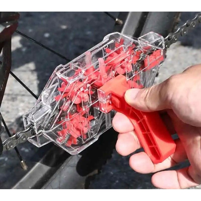 Multi Function Bike Chain And Wheel Cleaning Tool Set 0
