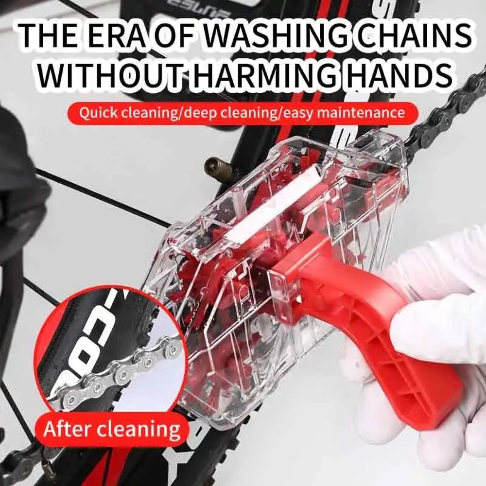 Multi Function Bike Chain And Wheel Cleaning Tool Set 1