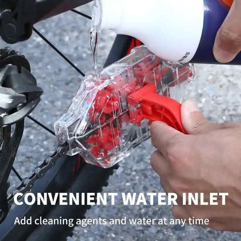 Multi Function Bike Chain And Wheel Cleaning Tool Set 4