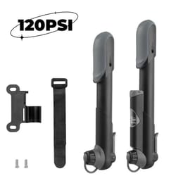 mini bike pump with pressure gauge for mountain and road bicycles