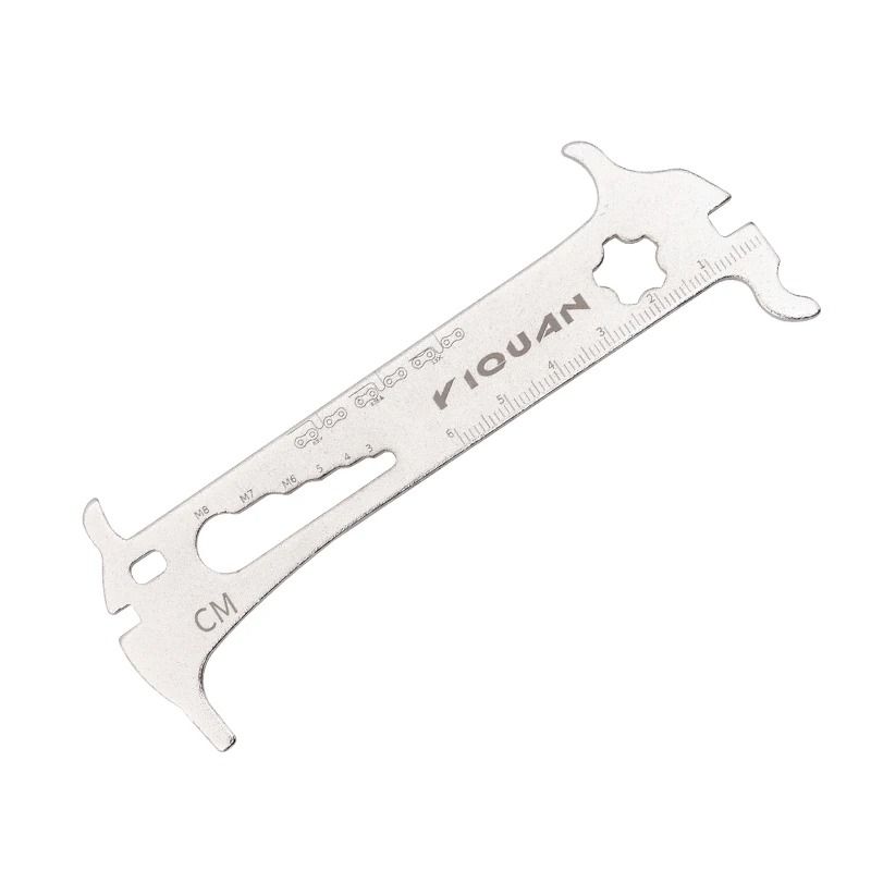 Portable Bicycle Chain Wear Gauge And Multitool For Bikes 1