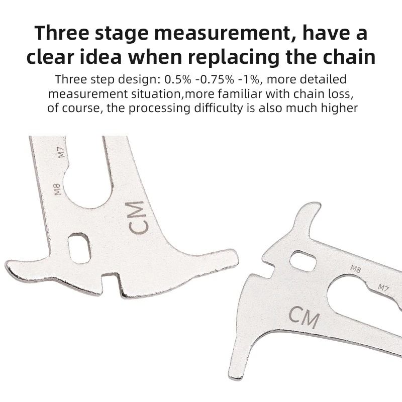 Portable Bicycle Chain Wear Gauge And Multitool For Bikes 3