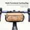 Bicycle Handlebar Bag With Shoulder Strap For Cycling Storage 4