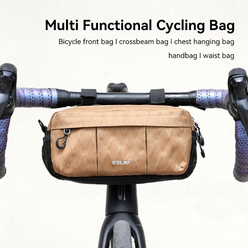Bicycle Handlebar Bag With Shoulder Strap For Cycling Storage 4