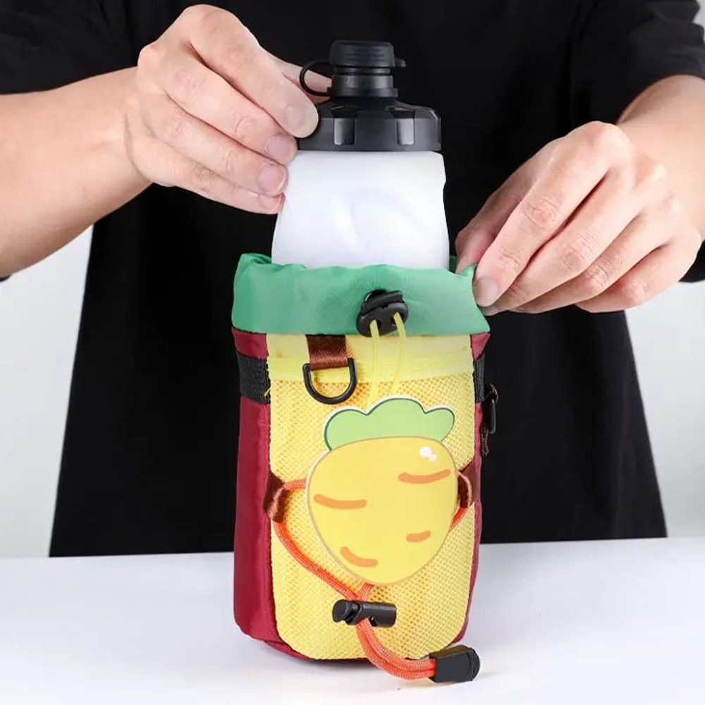 Cycling Front Bottle Pouch And Handlebar Water Bottle Cage Bag 2