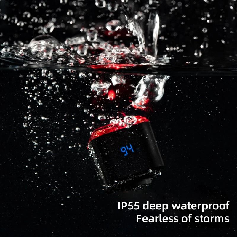 Digital Display Smart Bicycle Taillight With Intelligent Sensing For Safety 4