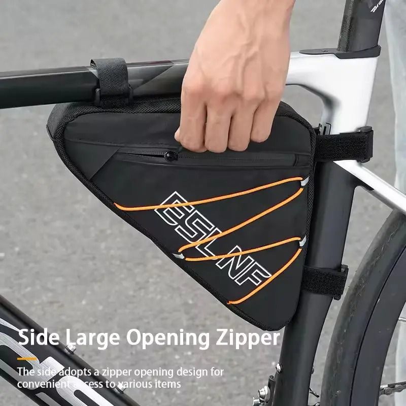 Large Capacity Bike Frame Triangle Bag For Cycling Storage 2