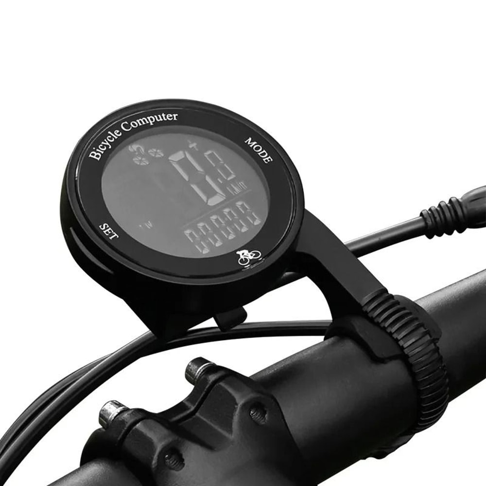 Wireless Waterproof Bike Computer With LCD Odometer And Speed Meter 0