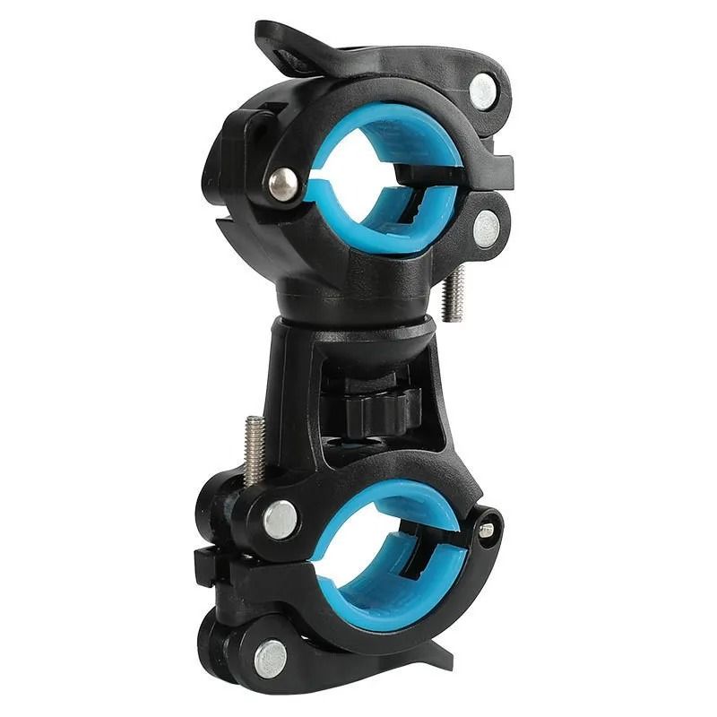 360 Degree Rotation Bike Flashlight Holder Mount For Bicycle 9