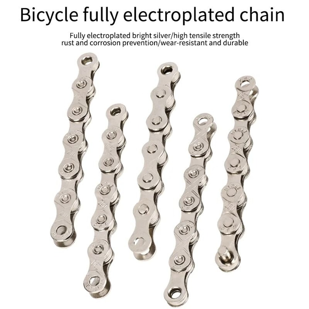 Silver Speed Bicycle Chain Compatible With 6 To 12 Speed Mountain Bikes 2