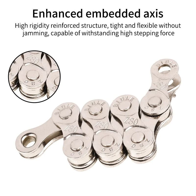 Silver Speed Bicycle Chain Compatible With 6 To 12 Speed Mountain Bikes 4