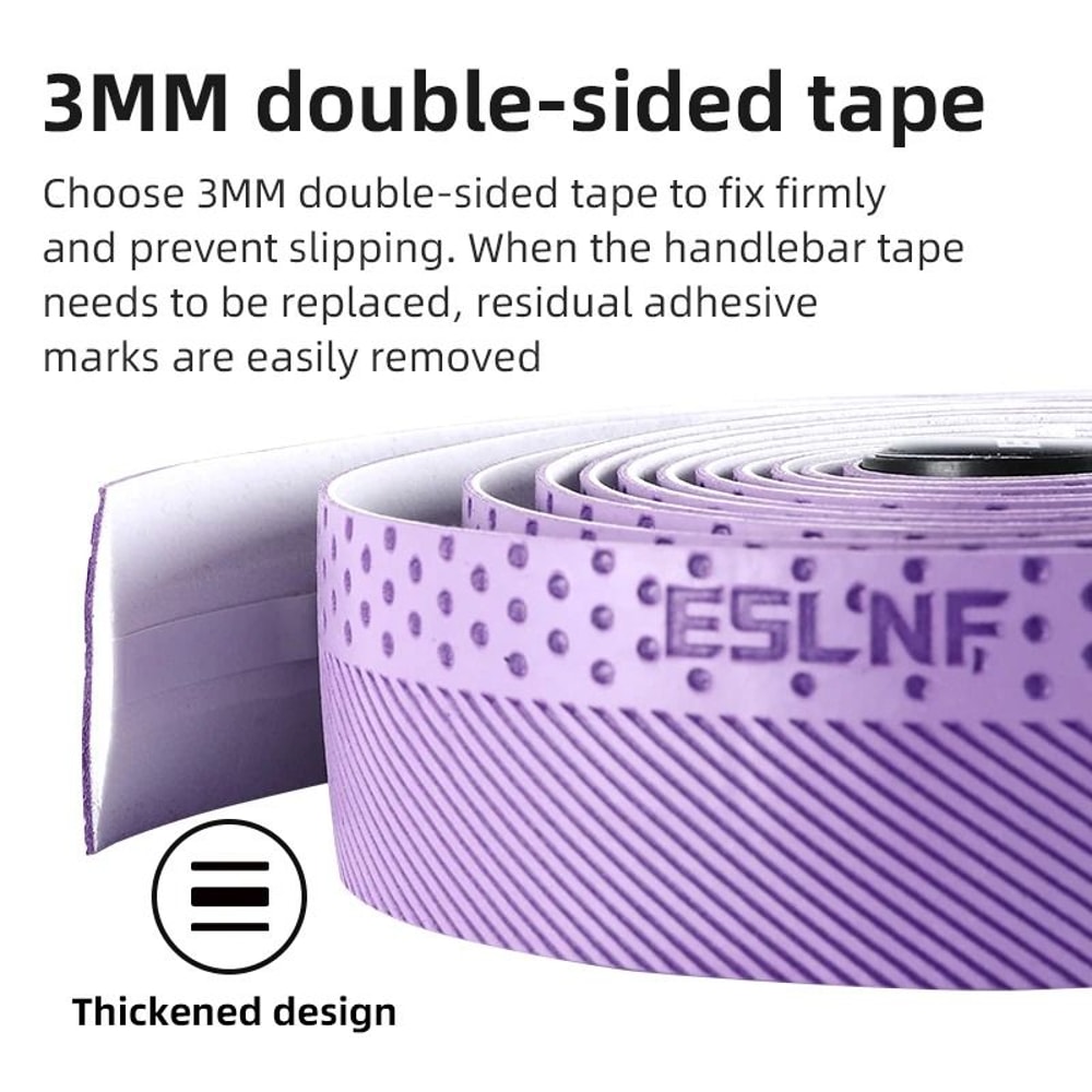 Durable Comfortable Bicycle Handlebar Tape With Non Slip Leather Grip 5
