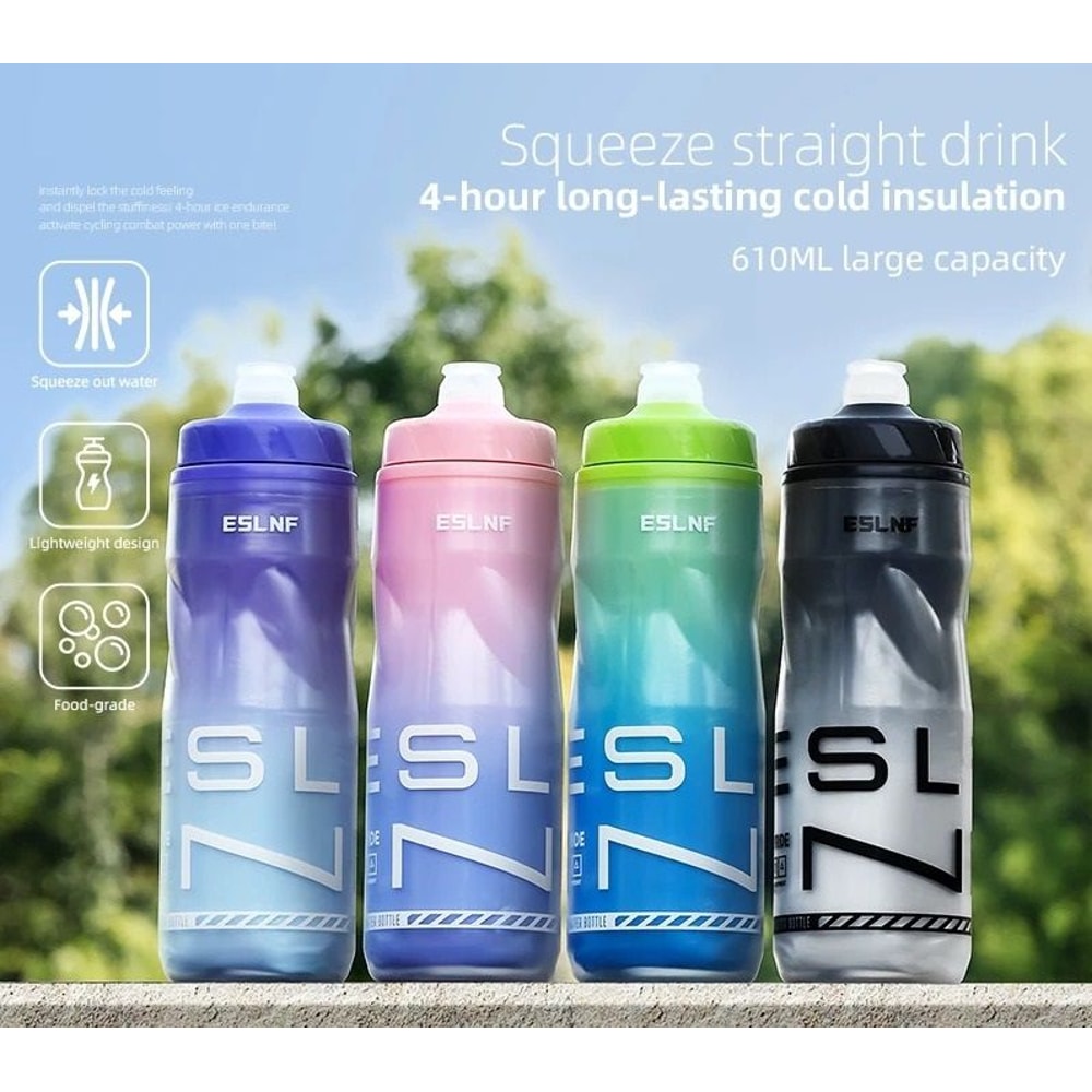 Large Capacity Insulated Bicycle Water Bottle For Road And MTB Riding 0