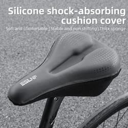 gel soft bike anti slip waterproof saddle cover with cushion padding