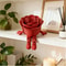 Creative 3D Printed Anthropomorphic Rose Home Decor Ornament 0
