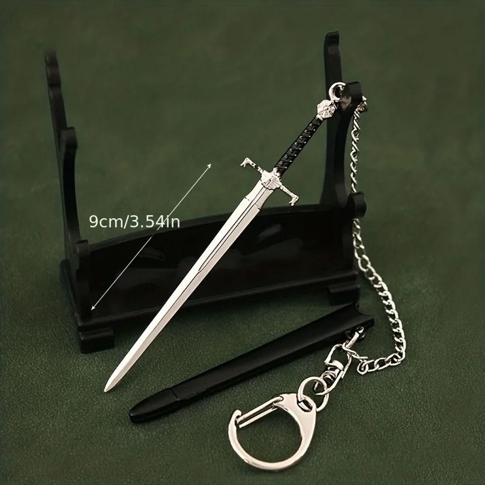 Metal Sword Key Ring Pendant For Bags And Keys 1