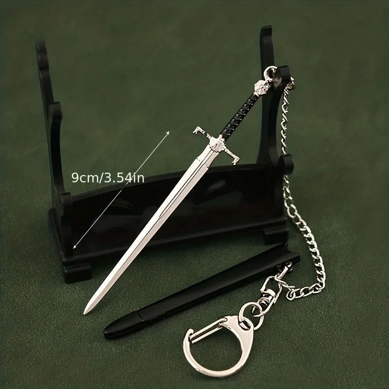 Metal Sword Key Ring Pendant For Bags And Keys 1