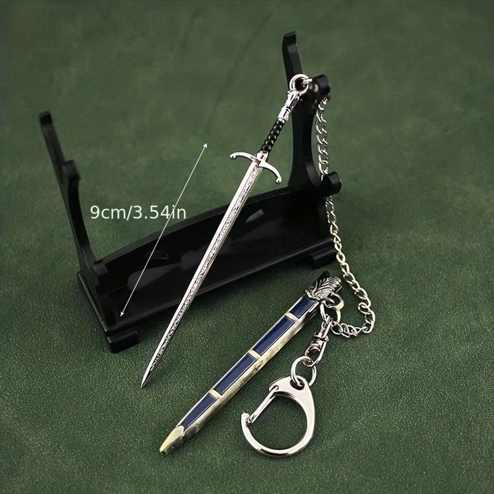 Metal Sword Key Ring Pendant For Bags And Keys 3