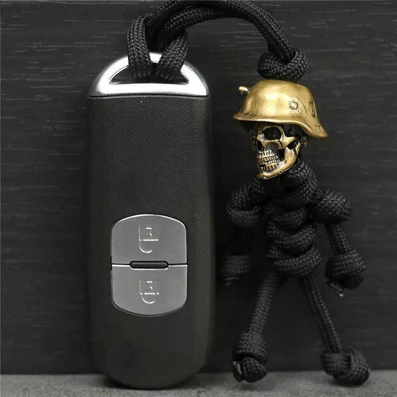 Creative Skull Soldier Keychain For Bags And Keys 3