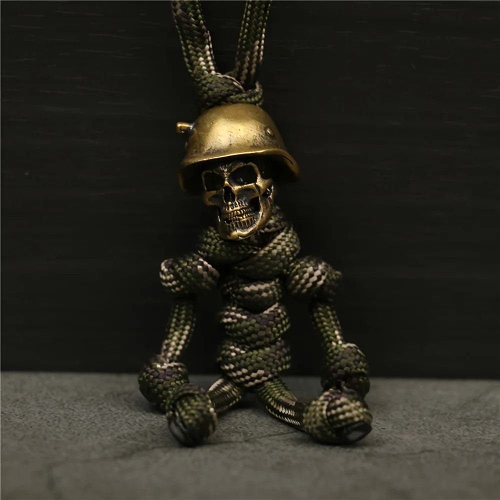 Creative Skull Soldier Keychain For Bags And Keys 6