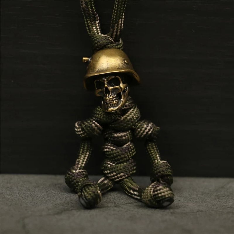 Creative Skull Soldier Keychain For Bags And Keys 6