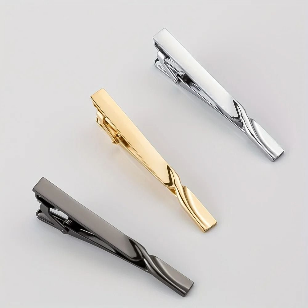 Stylish Mens Business Tie Clip Bar For Regular Ties 1