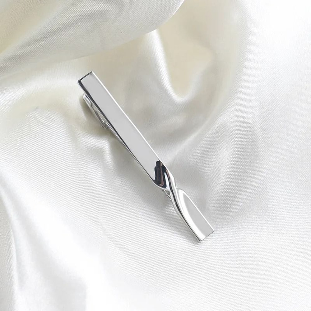 Stylish Mens Business Tie Clip Bar For Regular Ties 8