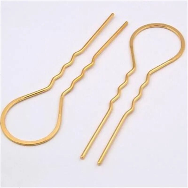 Vintage U Shaped Wavy Hair Pins For Women And Girls 11