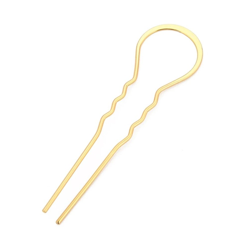 Vintage U Shaped Wavy Hair Pins For Women And Girls 13