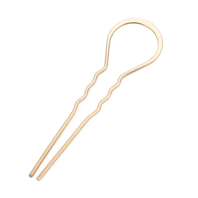 Vintage U Shaped Wavy Hair Pins For Women And Girls 14