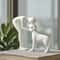 Abstract Human And Pet Figurines For Home And Office Decor 6