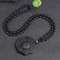 Black Obsidian Yin Yang Protection Necklace With Adjustable Bead Chain 3