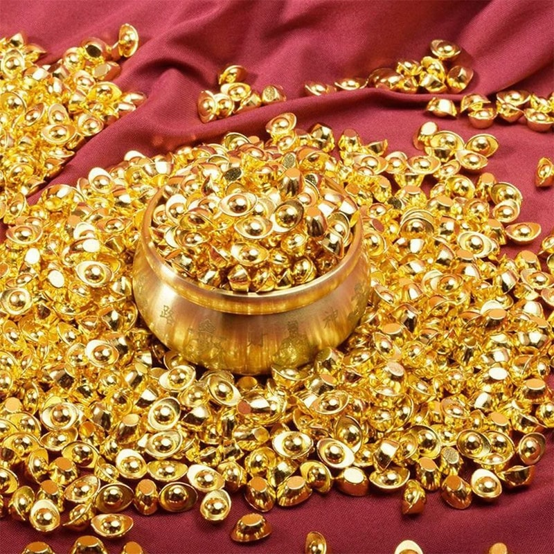 100 Pieces Mini Wealth And Prosperity Decoration Set For Home And Party 2