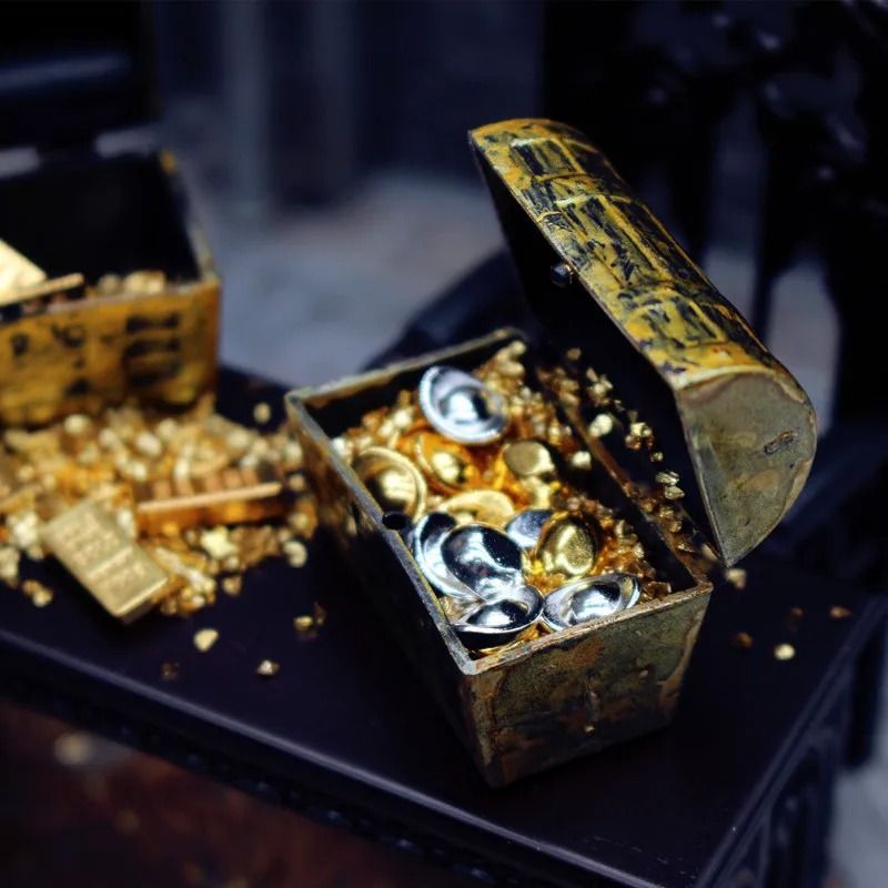 100 Pieces Mini Wealth And Prosperity Decoration Set For Home And Party 3