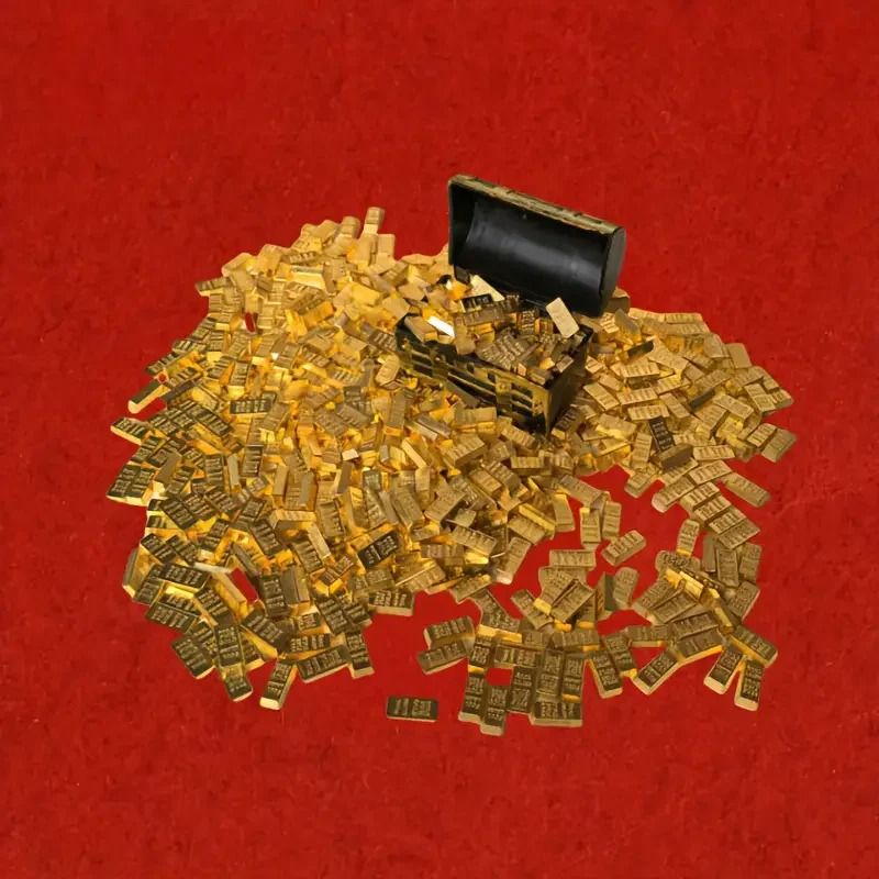 100 Pieces Mini Wealth And Prosperity Decoration Set For Home And Party 4