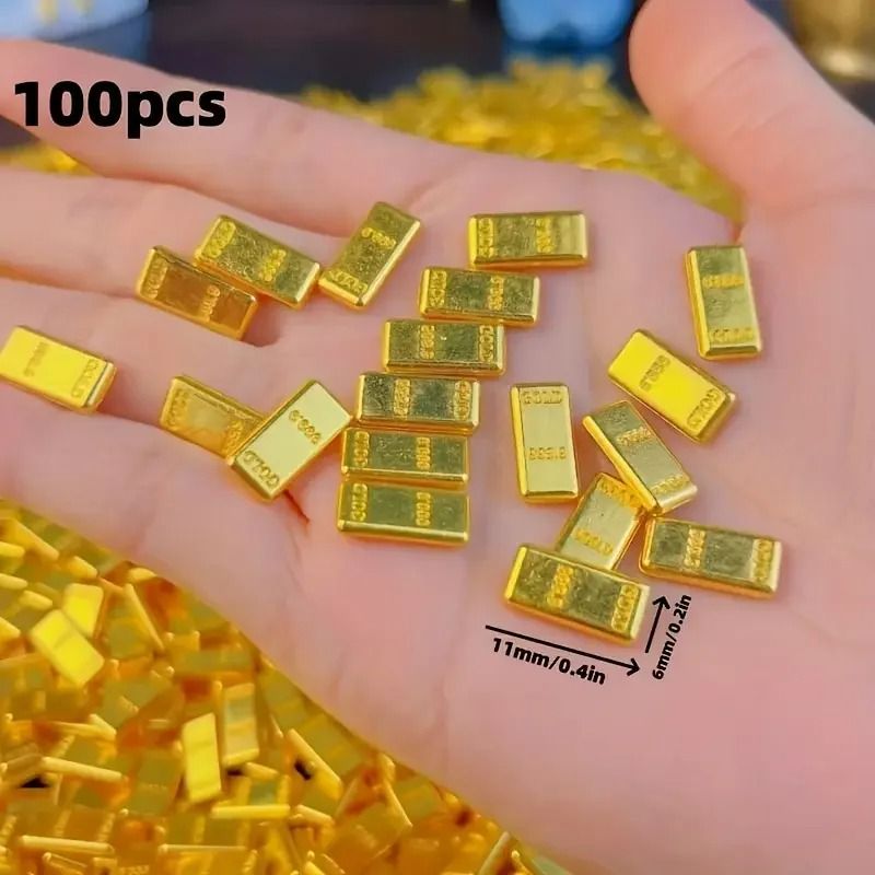 100 Pieces Mini Wealth And Prosperity Decoration Set For Home And Party 5