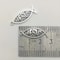 Vintage Hollow Jesus Fish Key Chain Charms For Jewelry Making 4