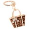 Leopard Print Bag Shaped Keychain For Keys And Car Gifts 1