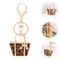 Leopard Print Bag Shaped Keychain For Keys And Car Gifts 3