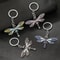 Vintage Style Dragonfly Keychain Universal Charm Pendant 0