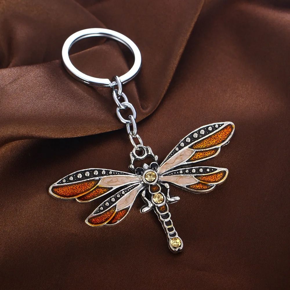 Vintage Style Dragonfly Keychain Universal Charm Pendant 10