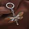 Vintage Style Dragonfly Keychain Universal Charm Pendant 10