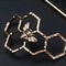 Vintage Geometric Bee Hair Pins Hollow Metal Hair Sticks For Chignon And Buns 3