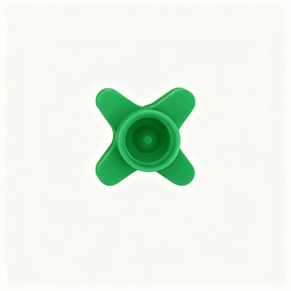 Green Glass Glue Bottle Cap Replacement For Standard Glue Bottle 2