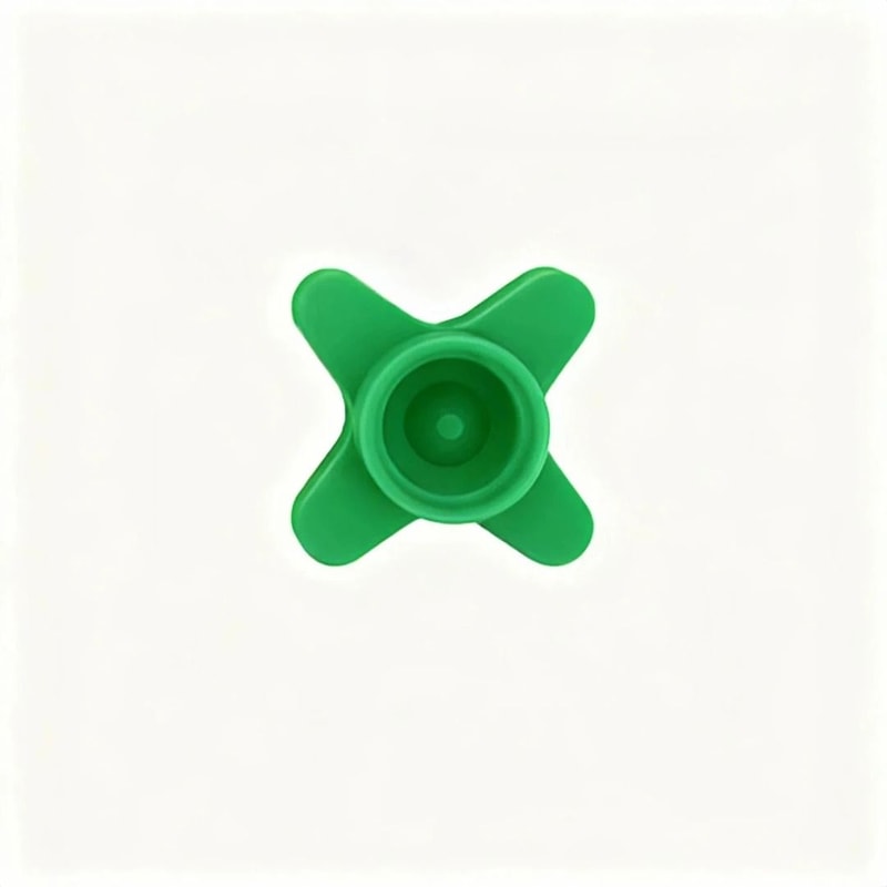 Green Glass Glue Bottle Cap Replacement For Standard Glue Bottle 2