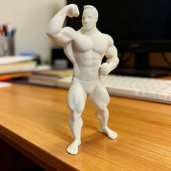 miniature muscular man figurine desktop ornament for fitness decor